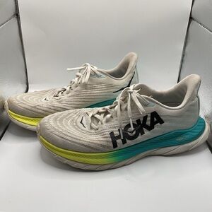 Hoka White Colorful Sneakers Size 9.5D
